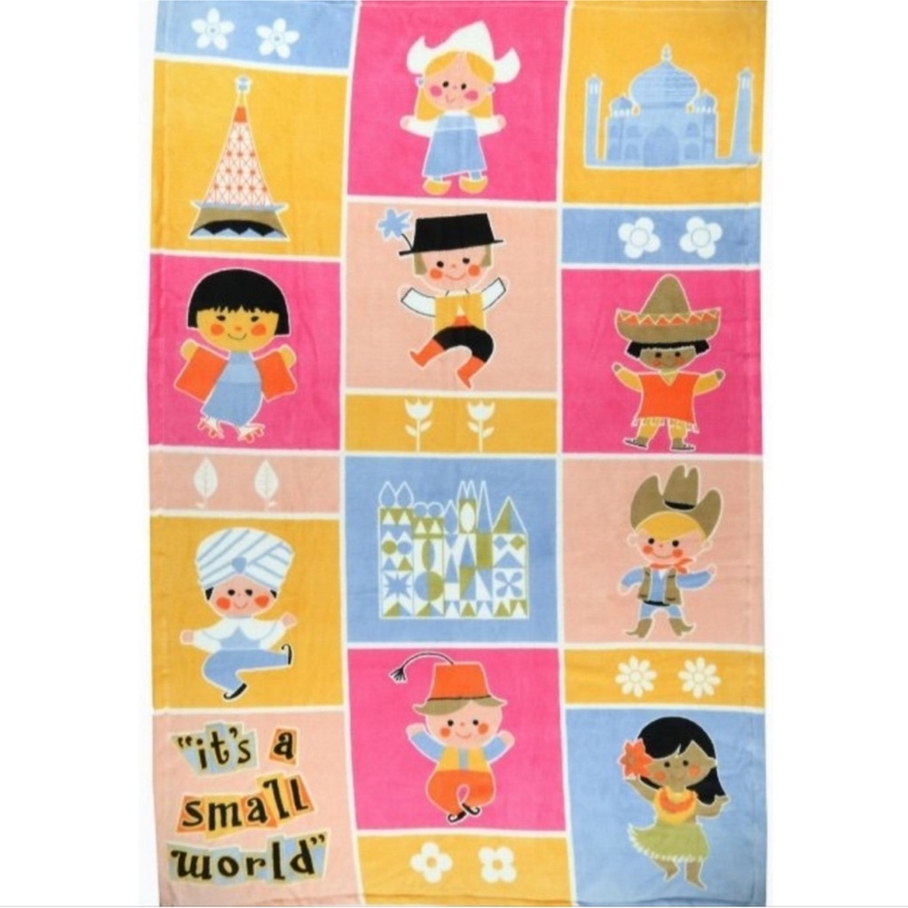 “It’s a Small World” Disney Throw Blanket 40"x60"